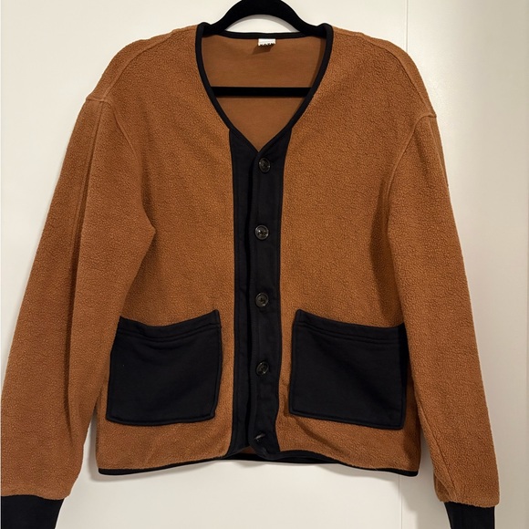 KOTN Reverse Fleece Cardigan Jacket – Size XS - Picture 3 of 6